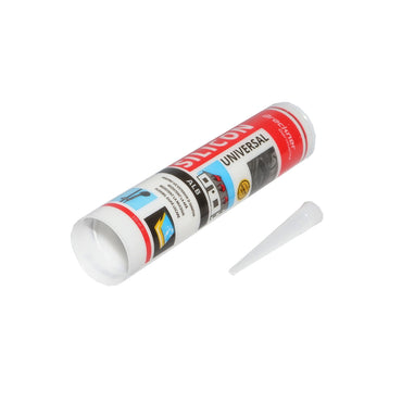 White universal silicone for interior/exterior 300ml Breckner Germany