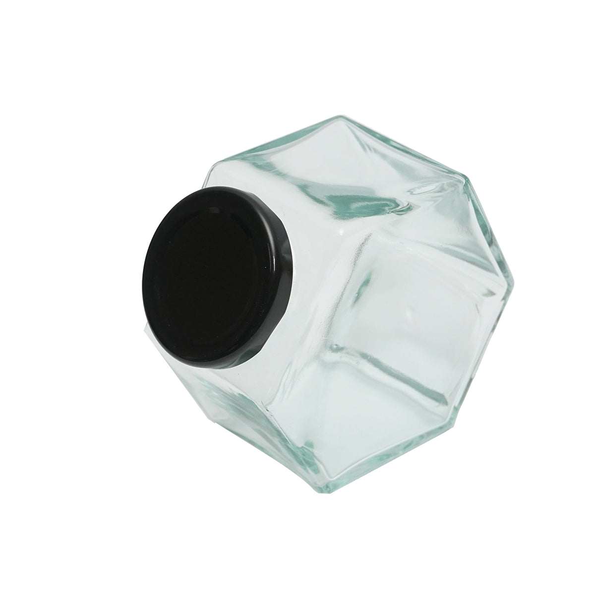 Glass jar with lid for honey 500ml