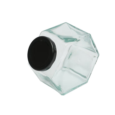 Glass jar with lid for honey 500ml