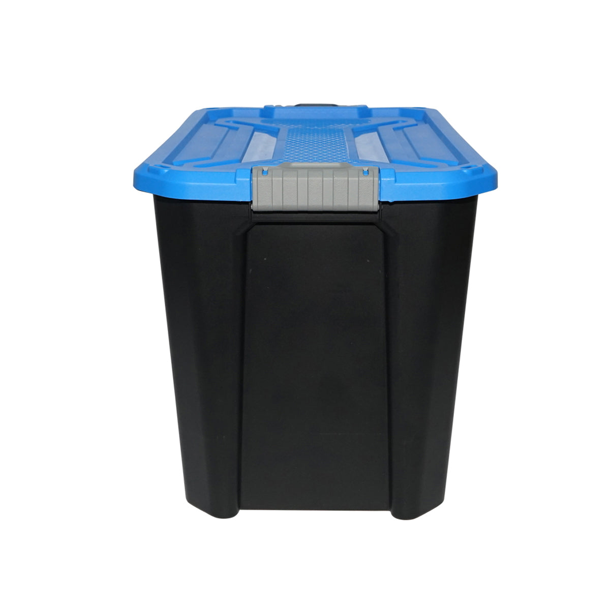 Box, heavy duty storage box 60L with lid, red 580x380x405mm Breckner Germany