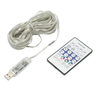Smart LED strip 2W/m 5V with remote control, music control, bluetooth, USB application, 15m RGB+IC IP68 Breckner Germany