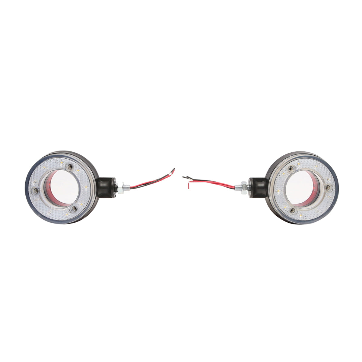 Position lamp with LED 12/24V for truck mirror red/white FR0330RW Breckner Germany
