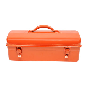 Orange metal tool box 430x200x160mm Breckner Germany