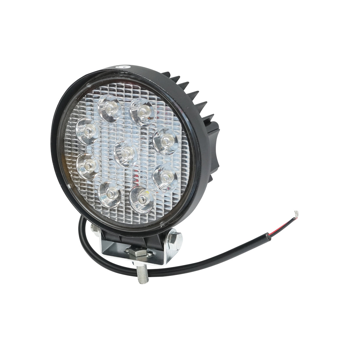 Lamp with 9 LEDs 10-60V 27W radiation angle 30 degrees spot type 114x114x48mm 6000K IP67 Breckner Germany