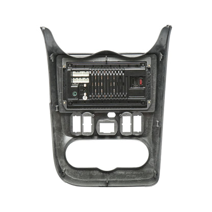 Central console, black with GPS, for Dacia Logan, Sandero, Duster