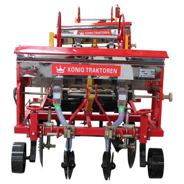 1m width bullet machine with fertilizer hopper Konig Traktoren
