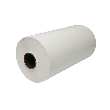 Unwrapped film for bales, White 500mm x 25mic x 1800m with UV protection, Breckner Germany