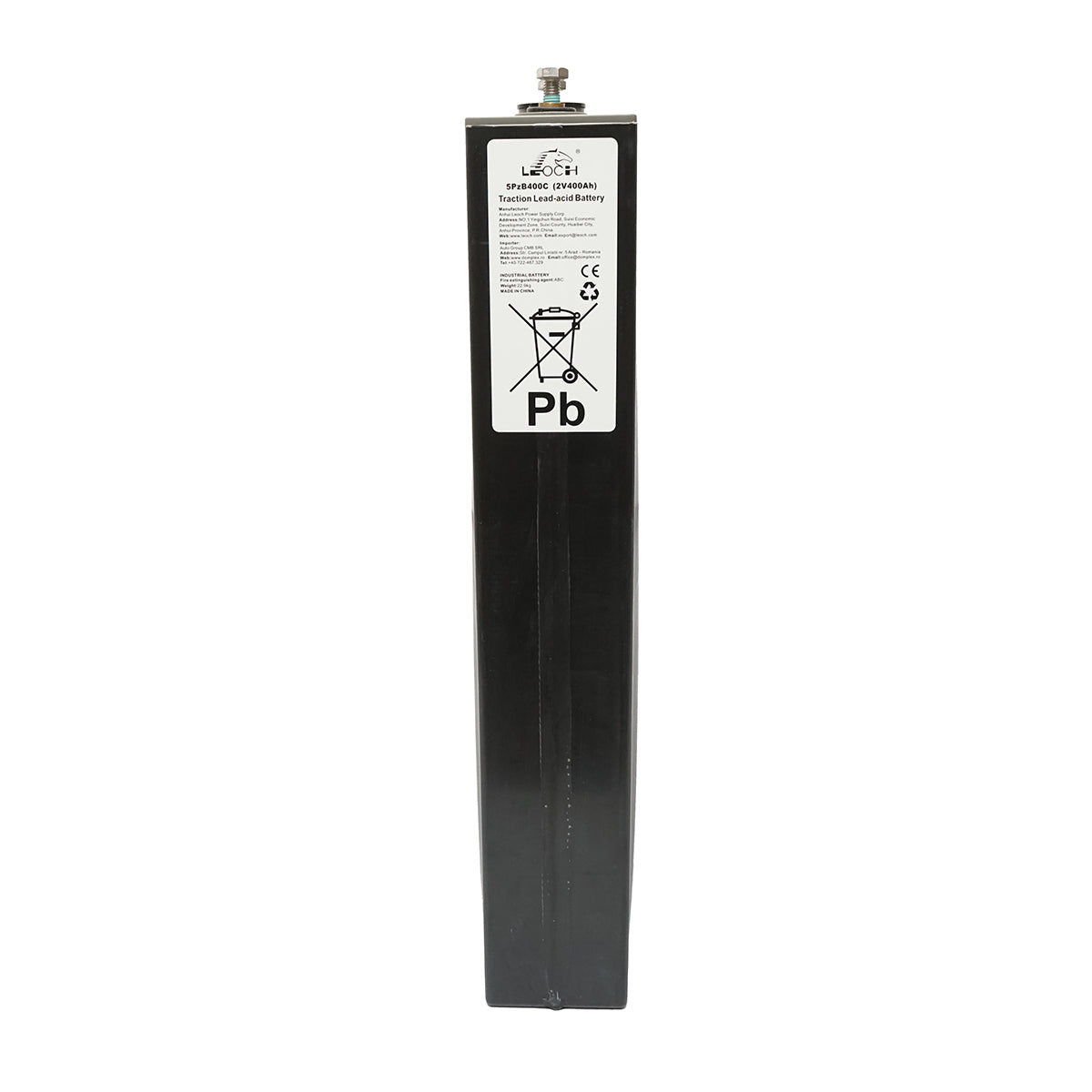 2V 400Ah traction battery for electric vehicles 93x158x554x588mm Leoch Battery