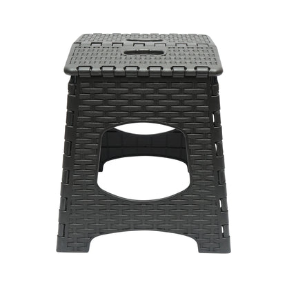 Black folding plastic chair 286X325X270 mm