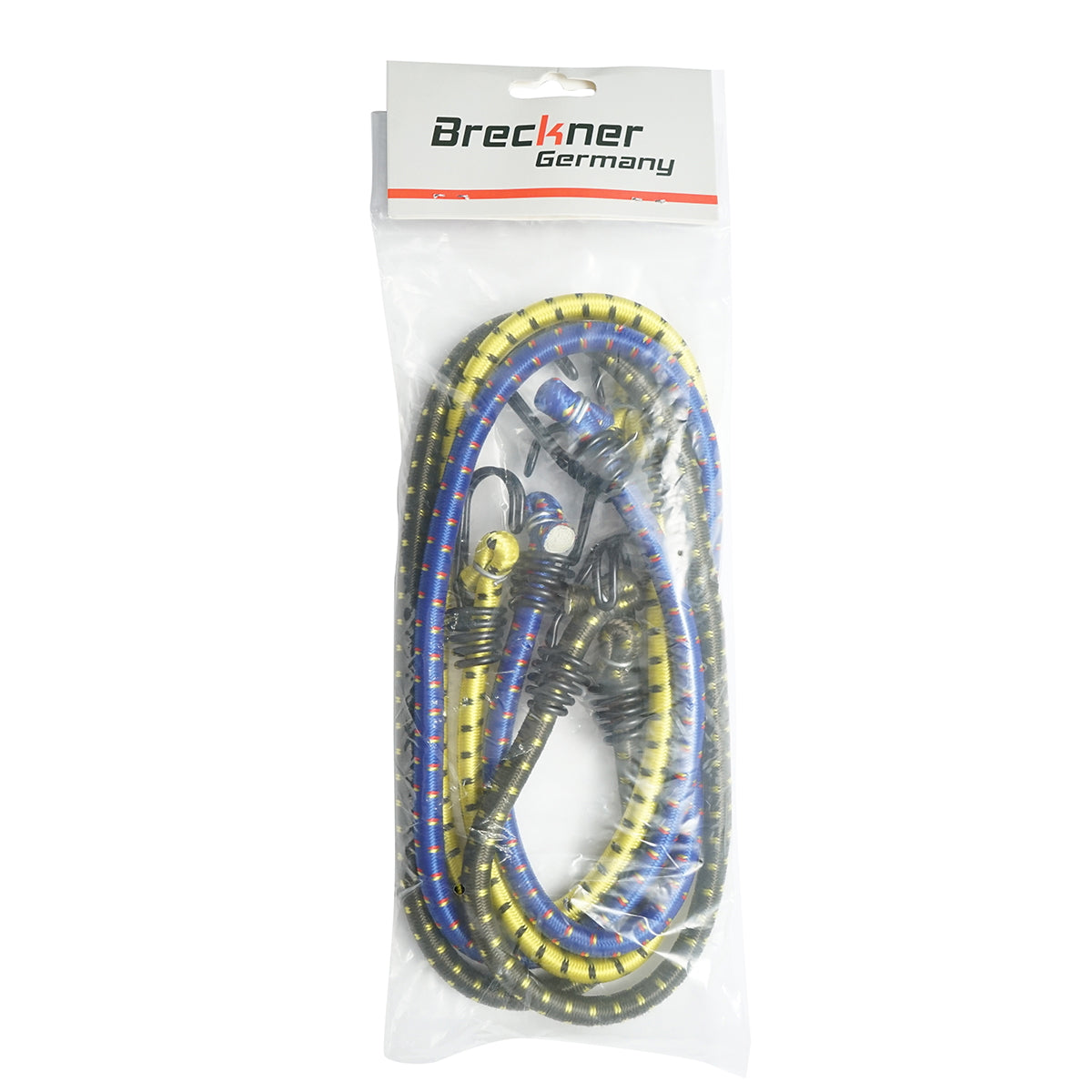 Set of 3 elastic cords with hooks for securing goods, 10mmx100cm Breckner Germany