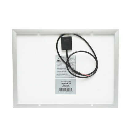 20W solar panel monocrystalline photovoltaic 400x300x17mm THOR
