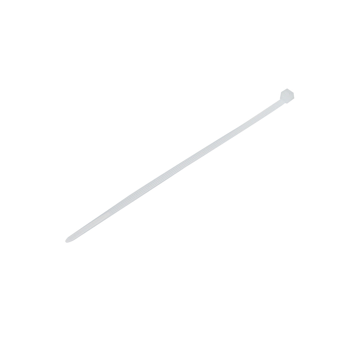 Facet, plastic necklace 3.6x150mm, white, set of 100 pieces Breckner Germany