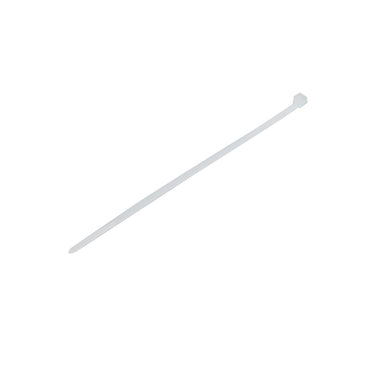 Facet, plastic necklace 3.6x150mm, white, set of 100 pieces Breckner Germany