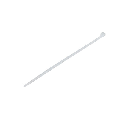Facet, plastic necklace 3.6x150mm, white, set of 100 pieces Breckner Germany