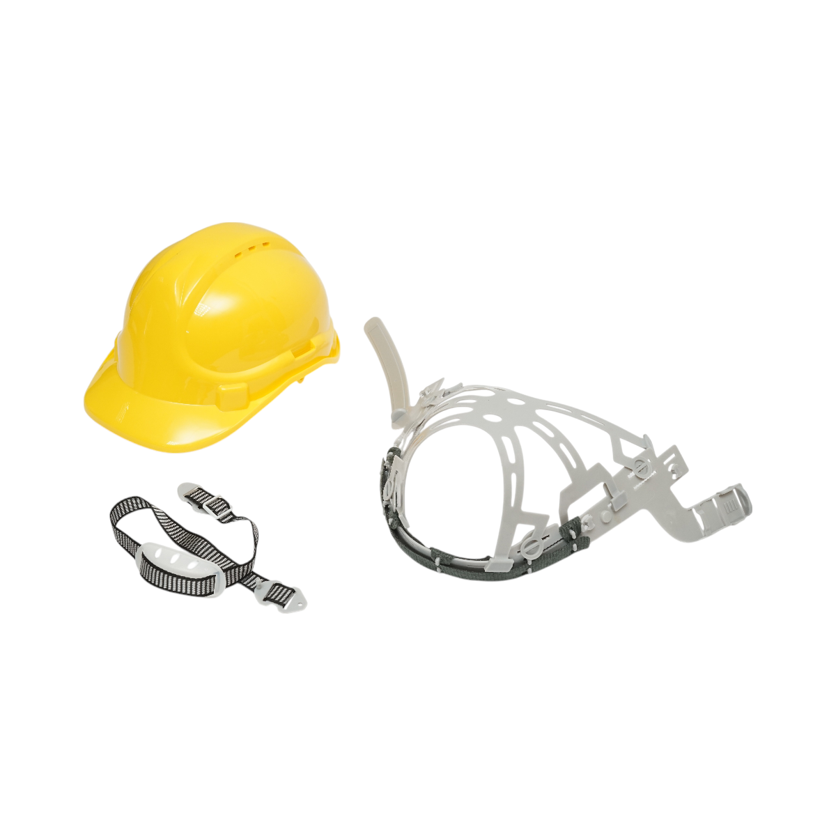 Adjustable vented helmet 51-63cm yellow Crownman