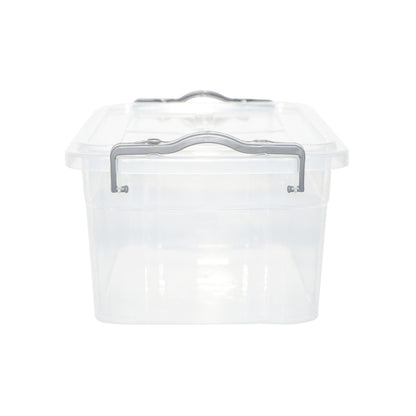 3L storage box with a transparent plastic lid 170x255x110mm Breckner Germany