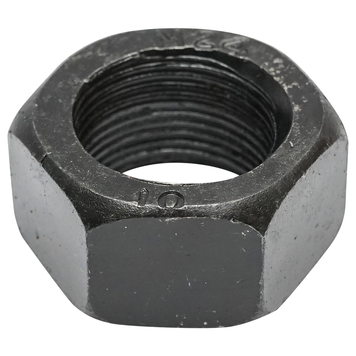 Black hexagon nut DIN 934 M24x1.5 G10 50 pcs/bag