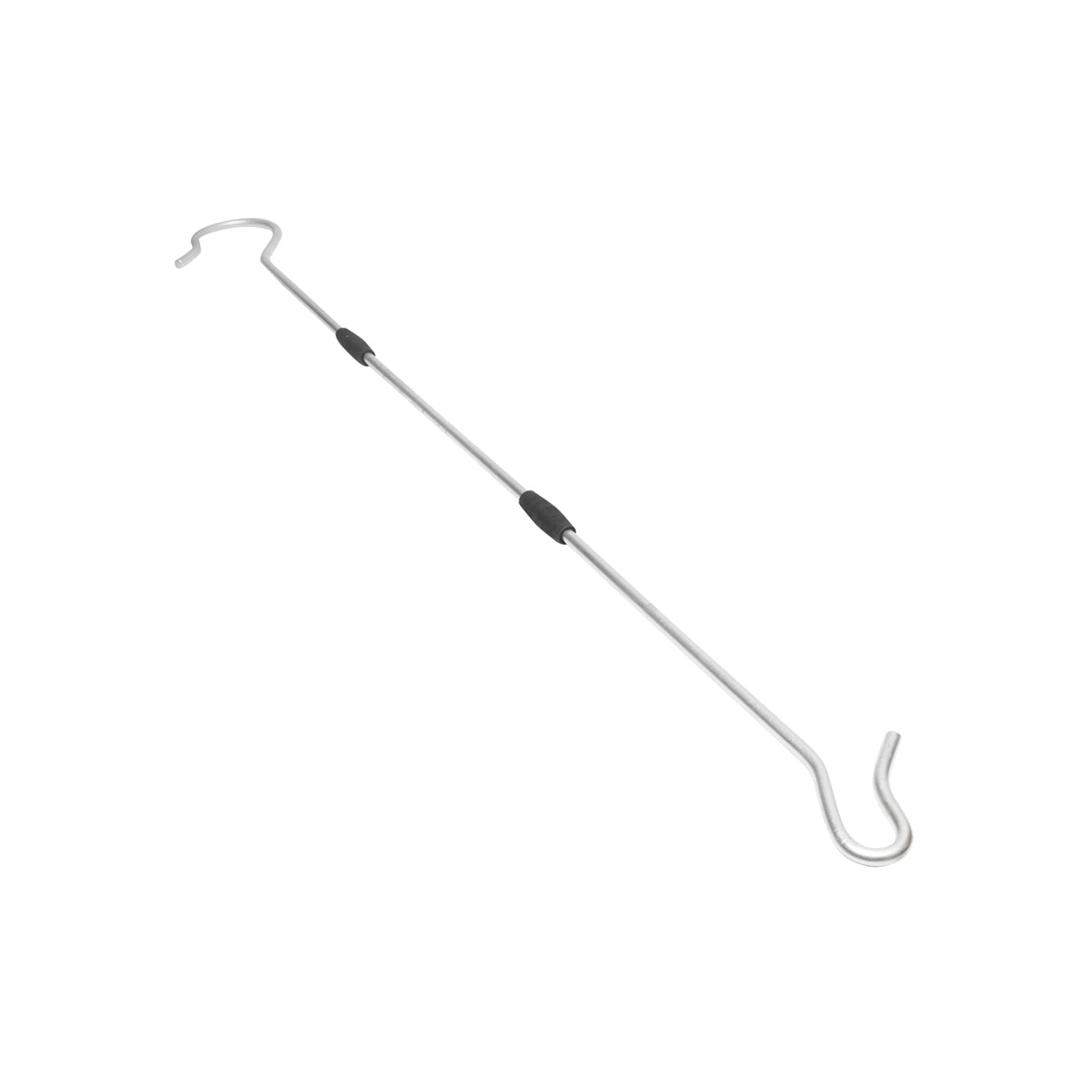 Shepherd's stick/aluminum staff with non-slip handles 1.45 meters for holding an animal by the neck and leg