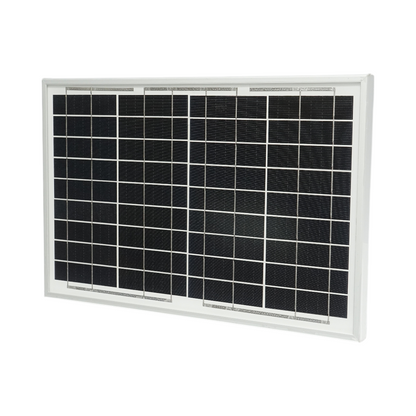10W monocrystalline photovoltaic solar panel 19.8V with 90cm connection cable 345x225x18mm