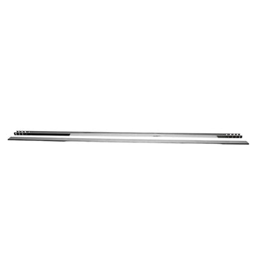Non-perforated galvanized metal gutter 25x50x2000mm