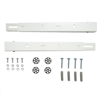 Foldable support for air conditioning unit 450x500mm with included mounting accessories