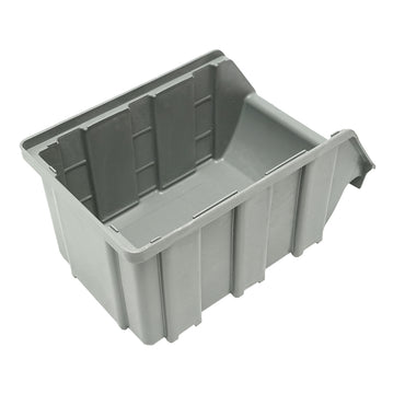 Plastic storage box 130x215x120mm gray