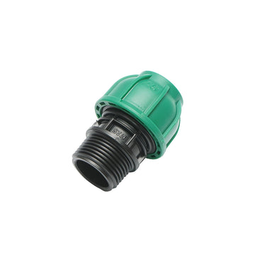 Compression fitting with external thread D25mmx1 inch, PN10 Bar for irrigation systems