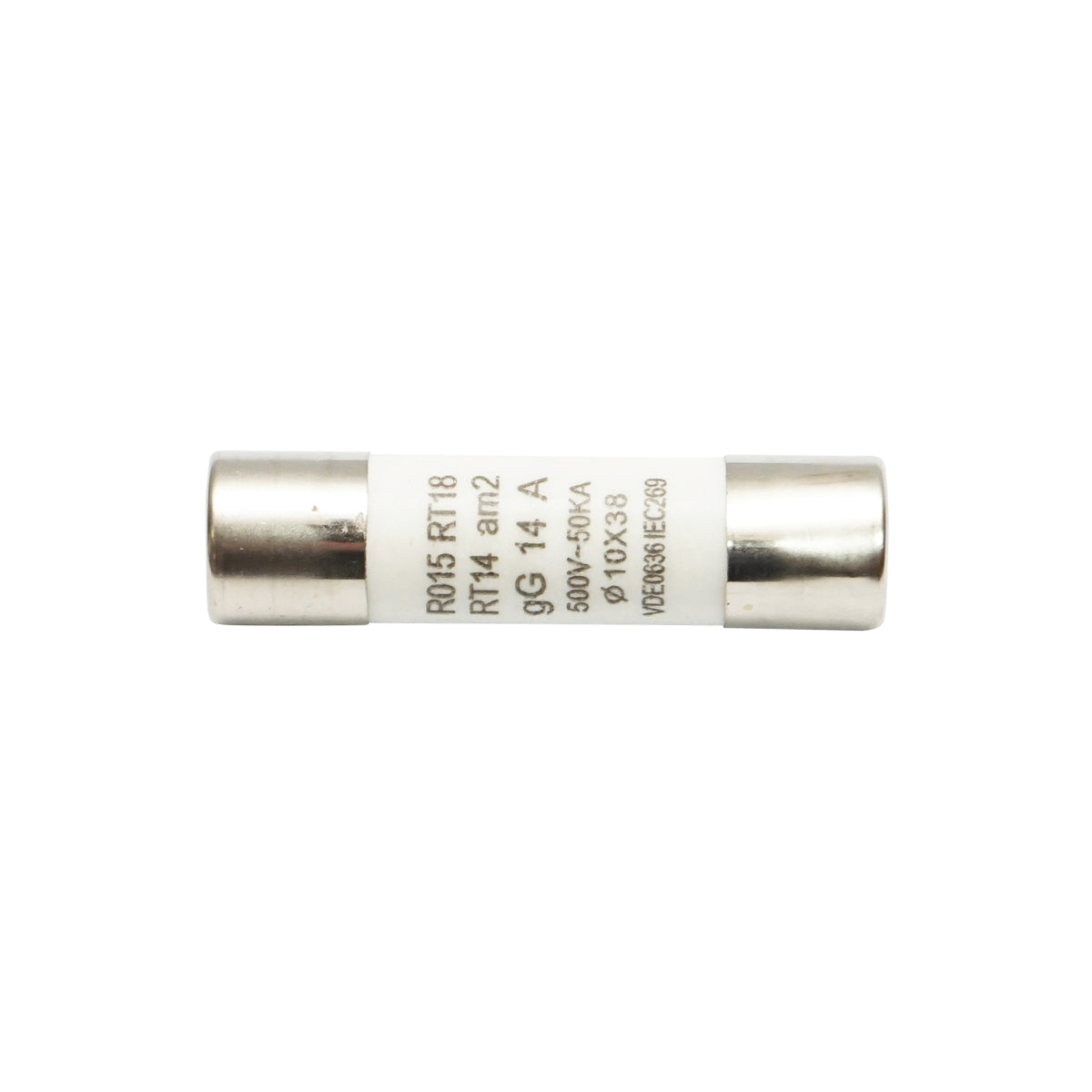 Cylindrical fuse 14A, RT14, 10x38mm Breckner Germany