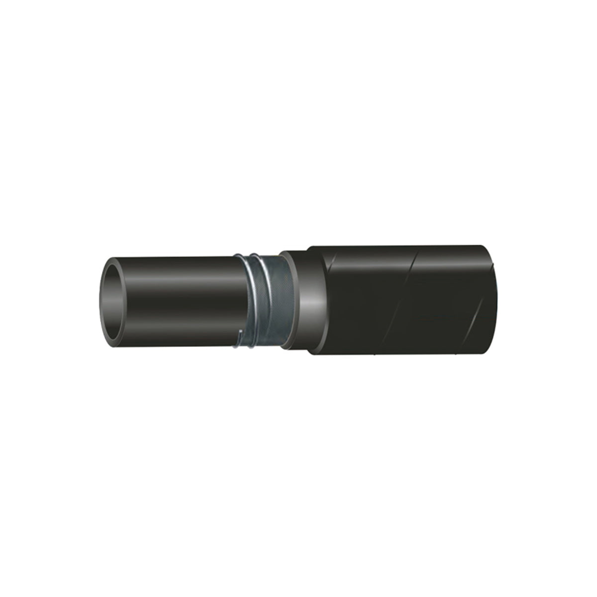 Hydraulic pressure hose roll 25m with double textile insert DN25 (int. FI25 / ext. FI41) SAE 100 R4 1