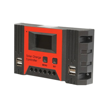 PWM voltage regulator for solar panel 20A 12V/24V 4X USB ports (12V=260W) (24V=520W) max. 50V