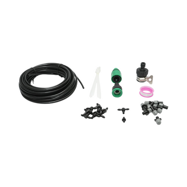Complete irrigation kit for spraying with a 10m hose, nozzles, connectors 35 pieces