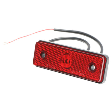Red side marker lamp 24V with LED
