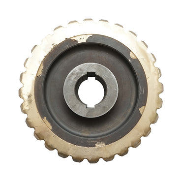 Bronze pinion for forest tractor winch