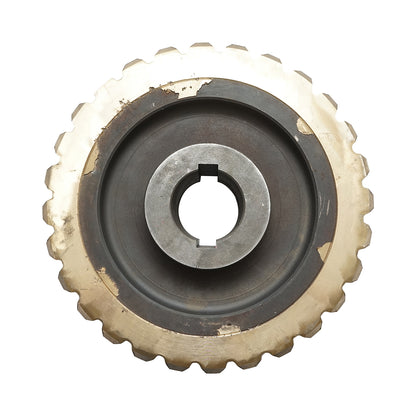 Bronze pinion for forest tractor winch