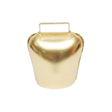 Sheep and bovine bell, 9 cm clapper, golden