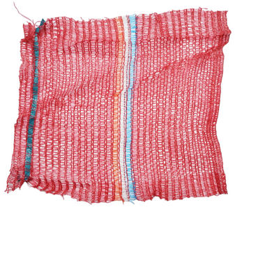 Raschel type mesh bag 270x350mm for vegetables 5Kg red