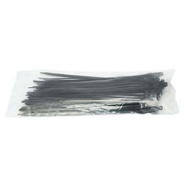 Facets, plastic necklace 3.6x200mm black set of 100 pcs Breckner Germany
