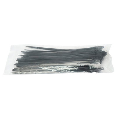 Facets, plastic necklace 3.6x200mm black set of 100 pcs Breckner Germany