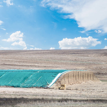 Green silo film protection net/tarpaulin 10x20m Breckner Germany
