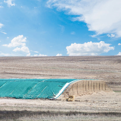 Green silo film protection net/tarpaulin 10x20m Breckner Germany