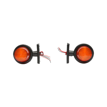 Red-yellow LED position lamp 60mm 12-24V Breckner Germany