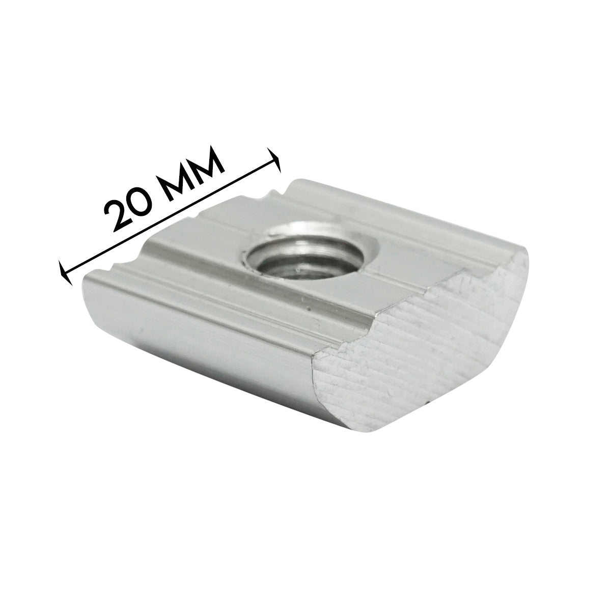 End clamp 35mm for photovoltaic solar panel system A, 20mm Breckner Germany