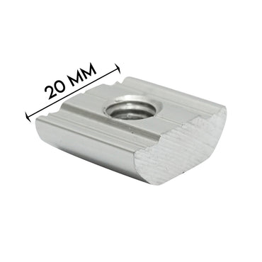 End clamp 35mm for photovoltaic solar panel system A, 20mm Breckner Germany