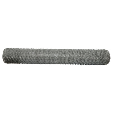 Fence mesh 20m, H150cm, braided, galvanized with 40mm openings, for enclosing Breckner Germany