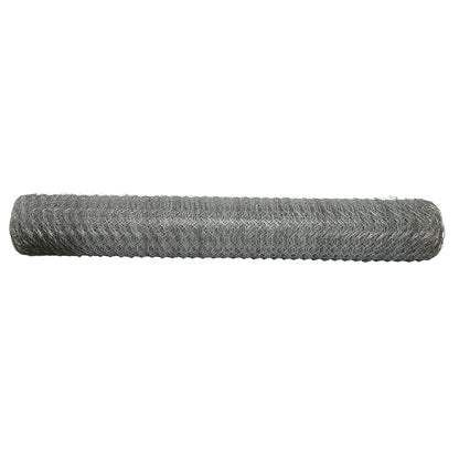 Fence mesh 20m, H150cm, braided, galvanized with 40mm openings, for enclosing Breckner Germany