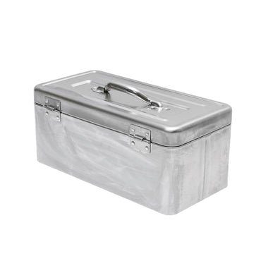 Stainless steel tool box 405x200x175mm Breckner Germany