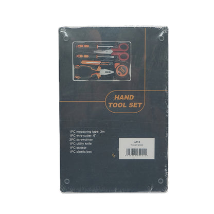 Combined tool and equipment set 6 pieces