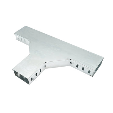 Horizontal T branch made of galvanized steel for gutter 50x100mm