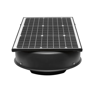 Axial ceiling fan 300mm with solar panel 2100m3/h Breckner Germany