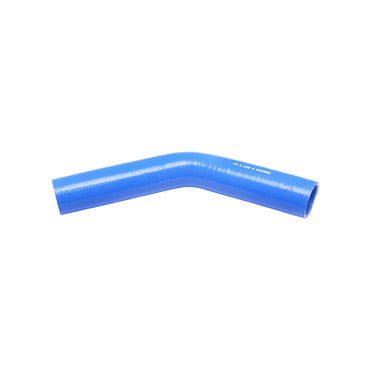 Silicone twisted hose 45 degrees with textile insert 45x200x200mm